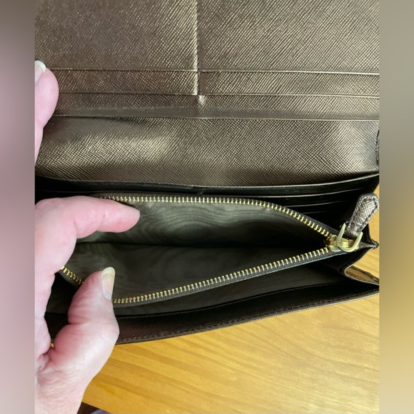Prada Bronze Leather Wallet - Picture 7 of 14